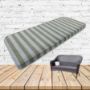 Custom outdoor patio furniture cushions from Cascadia Outdoor Cushions in Sunbrella Fabrics