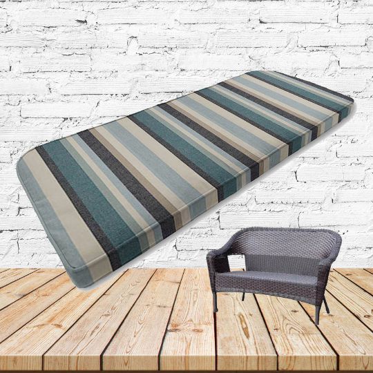 Custom outdoor patio furniture cushions from Cascadia Outdoor Cushions in Sunbrella Fabrics