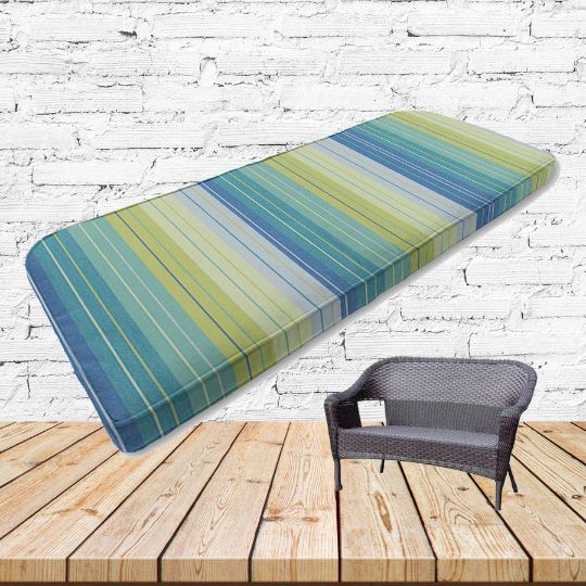 Custom outdoor patio furniture cushions from Cascadia Outdoor Cushions in Sunbrella Fabrics