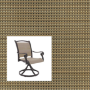 2-Piece Patio Chair Replacement Slings – Phifer Straw Mat Cognac | Custom Outdoor Sling