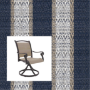 2-Piece Patio Chair Replacement Slings – Phifer Valencia Blue | Custom Outdoor Sling