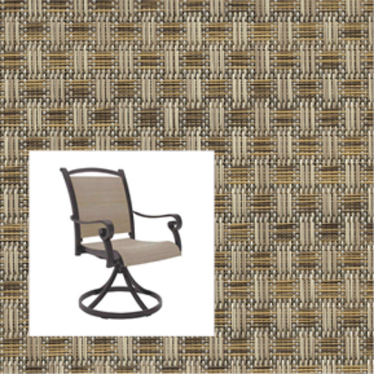 2-Piece Patio Chair Replacement Slings – Phifer Veranda Nutmeg | Custom Outdoor Sling
