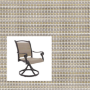 2-Piece Patio Chair Replacement Slings – Phifer Watercolor Tweed Oyster | Custom Outdoor Sling