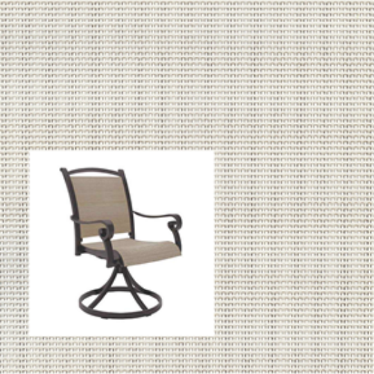 2-Piece Patio Chair Replacement Slings – Phifer White | Custom Outdoor Sling