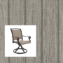 2-Piece Patio Chair Replacement Slings – Phifer Woodgrain Teak Grey | Custom Outdoor Sling