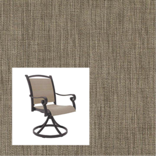 Augustine Gravel two piece patio chair slings