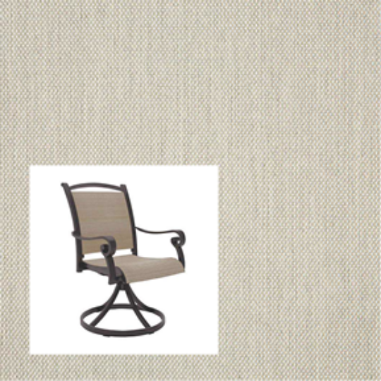 Augustine Oyster two piece patio chair slings