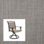 Augustine Pewter two piece patio chair slings