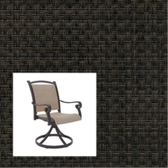 Interlock Matte Niko two piece patio chair slings