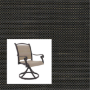 Madras Tweed Ember two piece patio chair slings