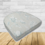Wicker Patio Chair Cushions with a rounded back Boxed Double Piped Patio Dining Chair Seat Pad or Seat Cushion from Cascadia Outdoor Cushions