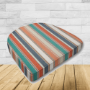 Cushion for wicker patio chairs, contoured or rounded at the back, Designed specifically for outdoor wicker patio chairs.