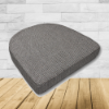 Cushion for wicker patio chairs, contoured or rounded at the back, Designed specifically for outdoor wicker patio chairs.