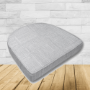 Cushion for wicker patio chairs, contoured or rounded at the back, Designed specifically for outdoor wicker patio chairs.