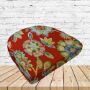 Richloom Solarium Daylin Cherry Boxed Patio Contoured Dining Chair Seat Cushions –Wicker Chair Cushions