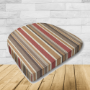 Cushion for wicker patio chairs, contoured or rounded at the back, Designed specifically for outdoor wicker patio chairs.