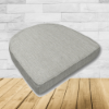 Cushion for wicker patio chairs, contoured or rounded at the back, Designed specifically for outdoor wicker patio chairs.