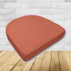 Cushion for wicker patio chairs, contoured or rounded at the back, Designed specifically for outdoor wicker patio chairs.
