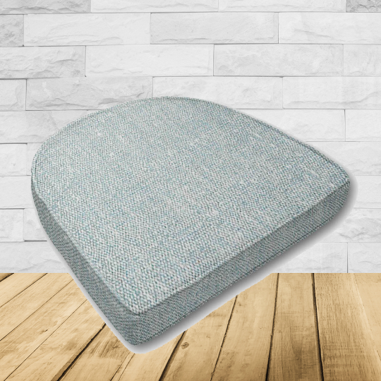 Cushion for wicker patio chairs, contoured or rounded at the back, Designed specifically for outdoor wicker patio chairs.