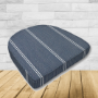 Cushion for wicker patio chairs, contoured or rounded at the back, Designed specifically for outdoor wicker patio chairs.