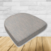 Wicker Patio Chair Cushions with a rounded back Boxed Double Piped Patio Dining Chair Seat Pad or Seat Cushion from Cascadia Outdoor Cushions