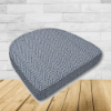 Wicker Patio Chair Cushions with a rounded back Boxed Double Piped Patio Dining Chair Seat Pad or Seat Cushion from Cascadia Outdoor Cushions