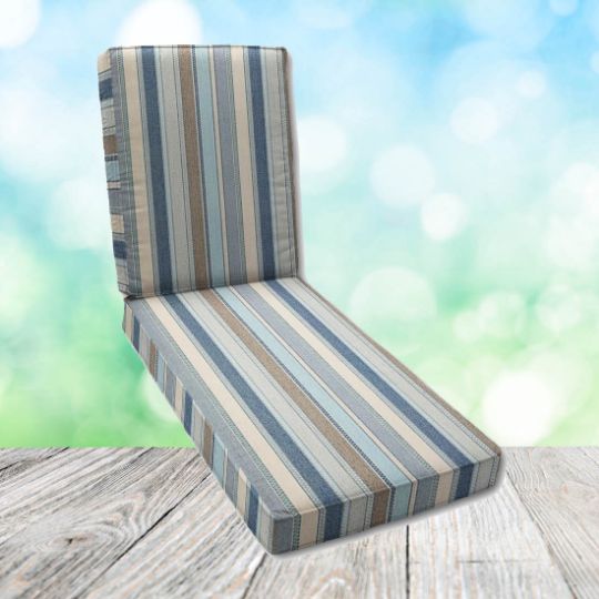 Boxed Chaise Lounge Cushion
