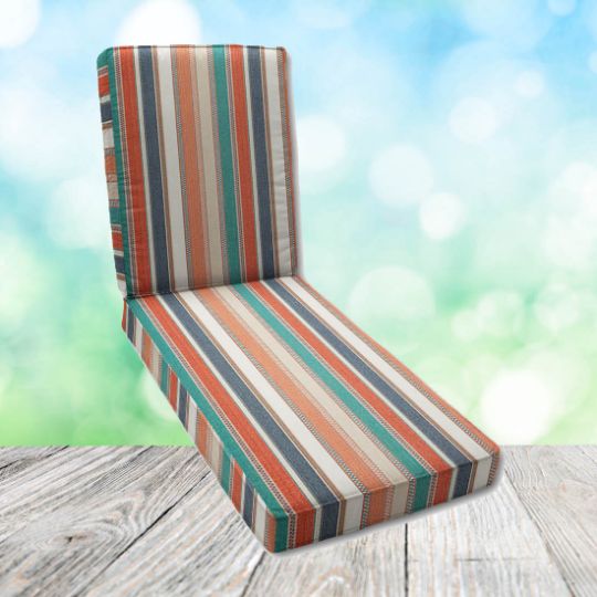 Boxed Chaise Lounge Cushion