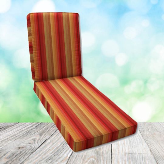 Boxed Chaise Lounge Cushion