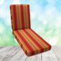 Boxed Chaise Lounge Cushion