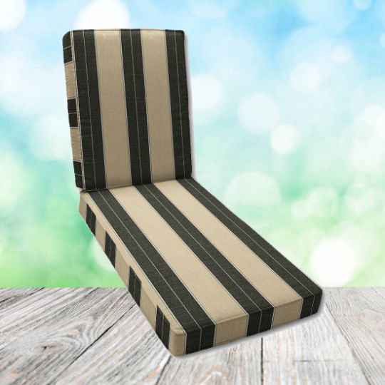 Boxed Chaise Lounge Cushion