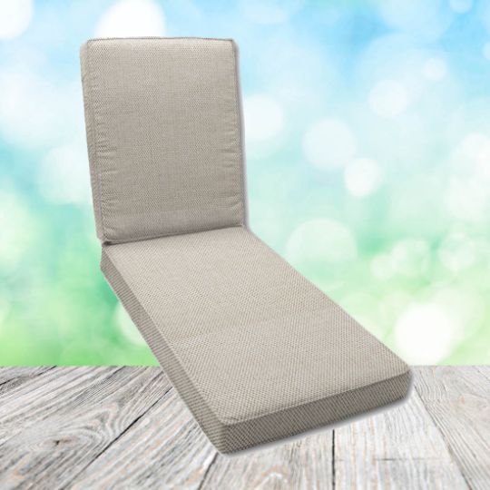 Boxed Chaise Lounge Cushion