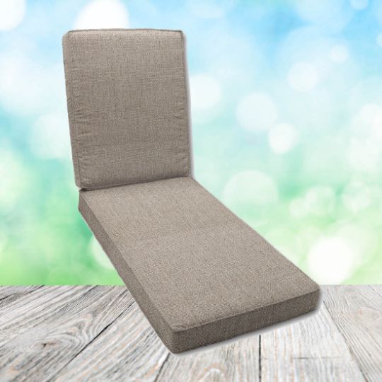 Boxed Chaise Lounge Cushion