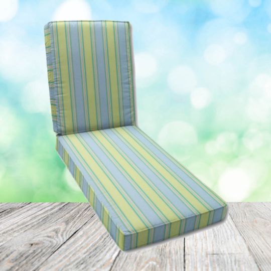 Boxed Chaise Lounge Cushion