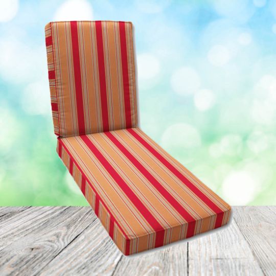 Boxed Chaise Lounge Cushion