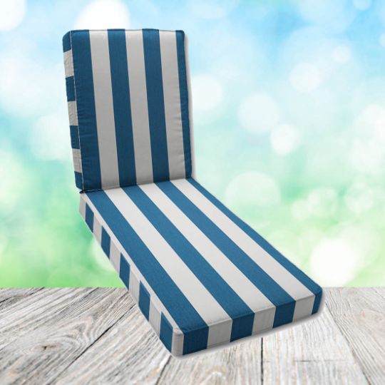 Boxed Chaise Lounge Cushion