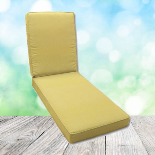 Boxed Chaise Lounge Cushion