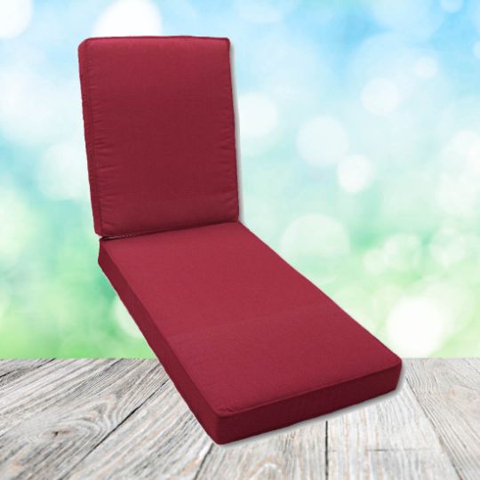 Boxed Chaise Lounge Cushion