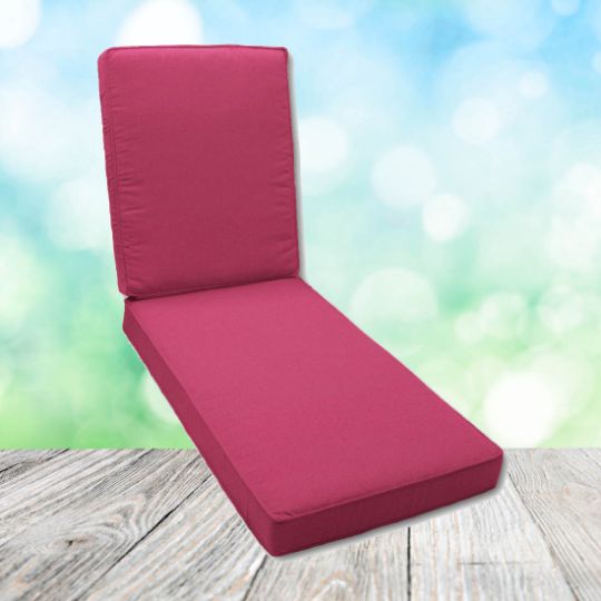 Boxed Chaise Lounge Cushion