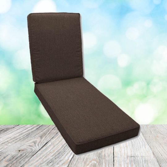 Boxed Chaise Lounge Cushion