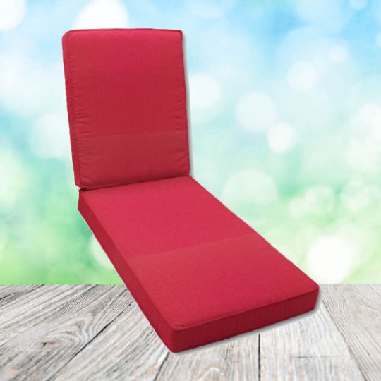 Boxed Chaise Lounge Cushion