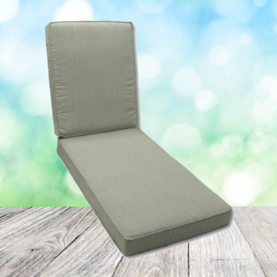 Boxed Chaise Lounge Cushion