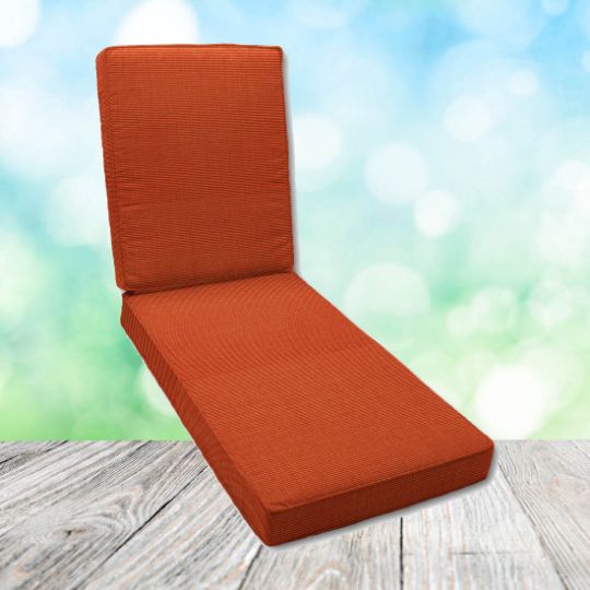 Boxed Chaise Lounge Cushion