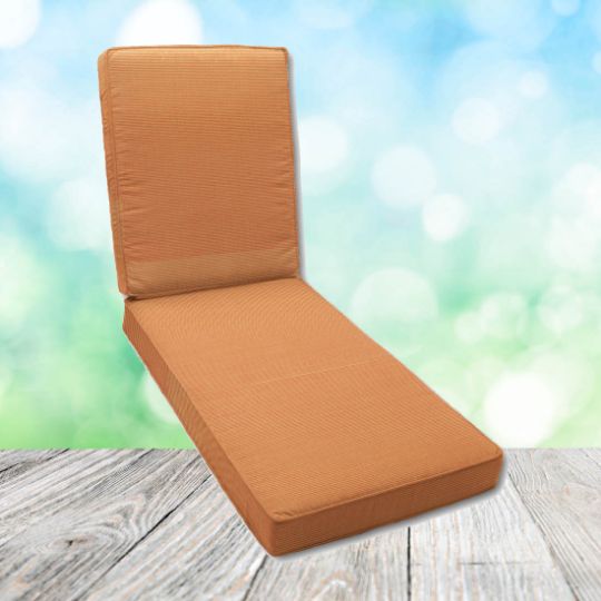 Boxed Chaise Lounge Cushion