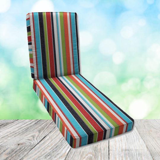 Boxed Chaise Lounge Cushion