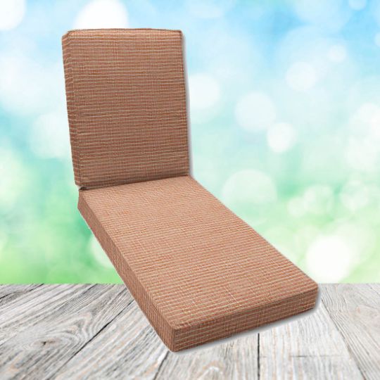 Boxed Chaise Lounge Cushion