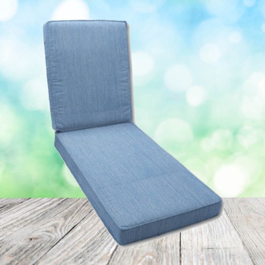 Canvas Sunflower Chaise Lounge Cushion