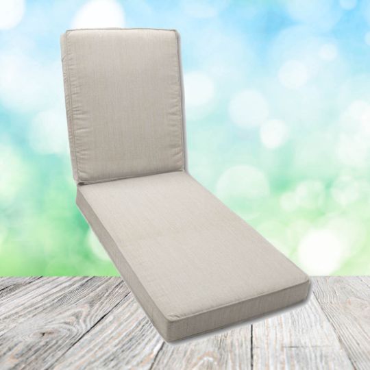 Canvas Sunflower Chaise Lounge Cushion