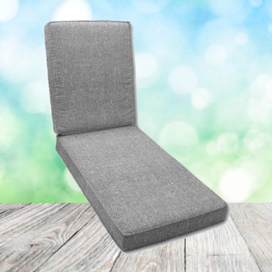 Canvas Sunflower Chaise Lounge Cushion