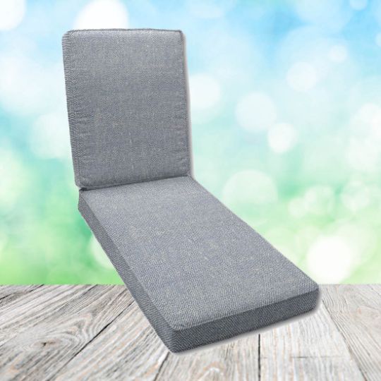 Canvas Sunflower Chaise Lounge Cushion
